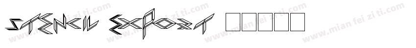 Stencil Export字体转换